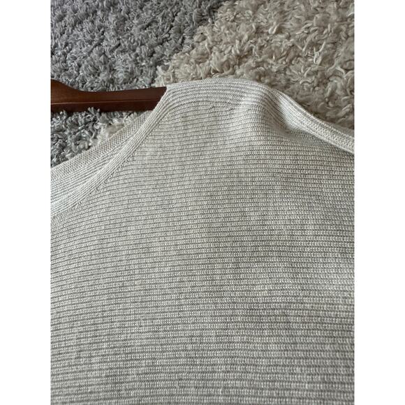 J. Jill Weaver Collection Sweater XL Cream Boatneck Long Sleeve Pullover Neutral - Picture 6 of 9